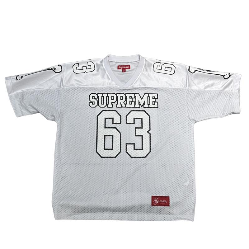 Supreme Bones Football Jersey White - Lightly Pre-Owned Size M