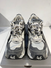 Balenciaga Runner Sneaker Worn Out Grey White Black - Worn Once Size 13