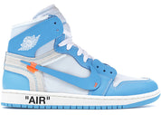 Jordan 1 Retro High Off-White University Blue - Pre-Owned Size 10.5 (No original box)