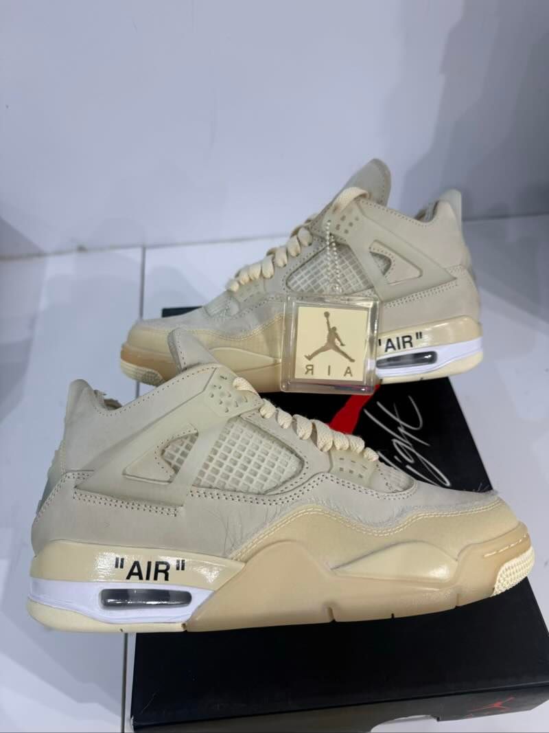 Jordan 4 Retro Off-White Sail (Women's) - Pre-Owned Size 7.5W