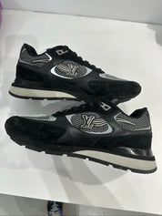 Louis Vuitton LV Runaway Sneaker Black Mesh - Pre-Owned Size 10.5 (No original box)