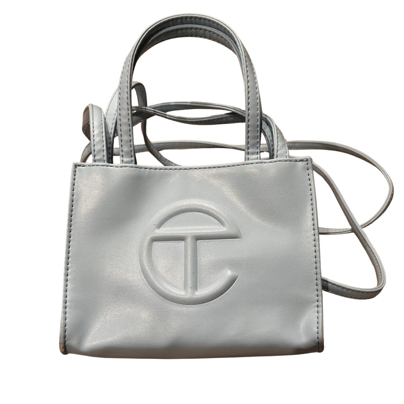 Telfar Shopping Bag Small Pool Blue (Preowned) - Pre-Owned