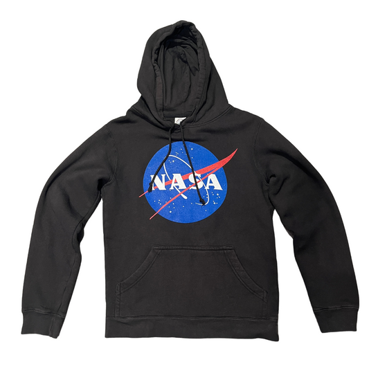 Vintage Faded Black NASA Delta Hoodie