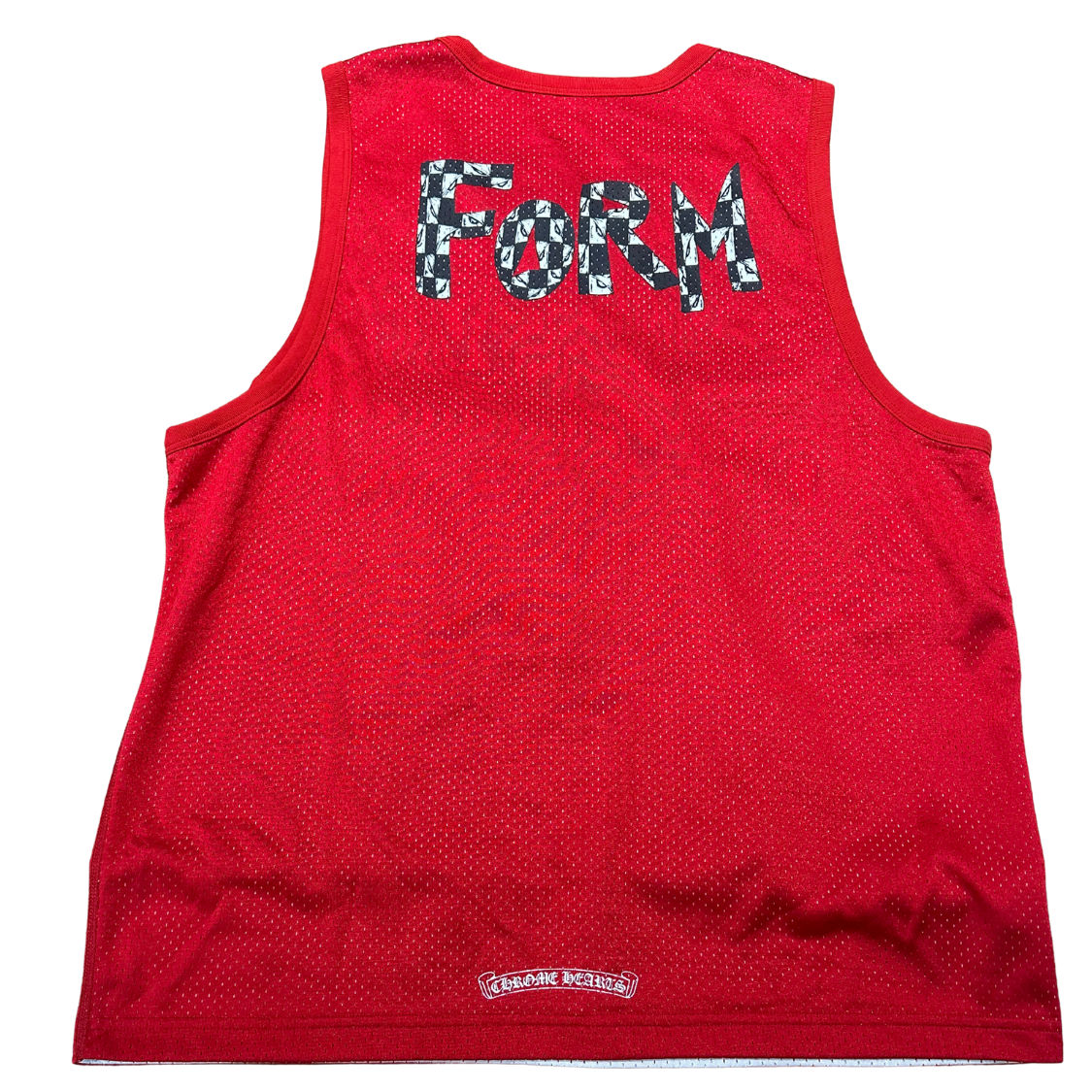 Chrome Hearts Matty Boy Team Mesh Jersey Red Lightly Used - Pre-Owned Size M