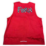 Chrome Hearts Matty Boy Team Mesh Jersey Red Lightly Used - Pre-Owned Size M