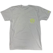 Chrome Hearts Neon Green Horseshoe T-Shirt White