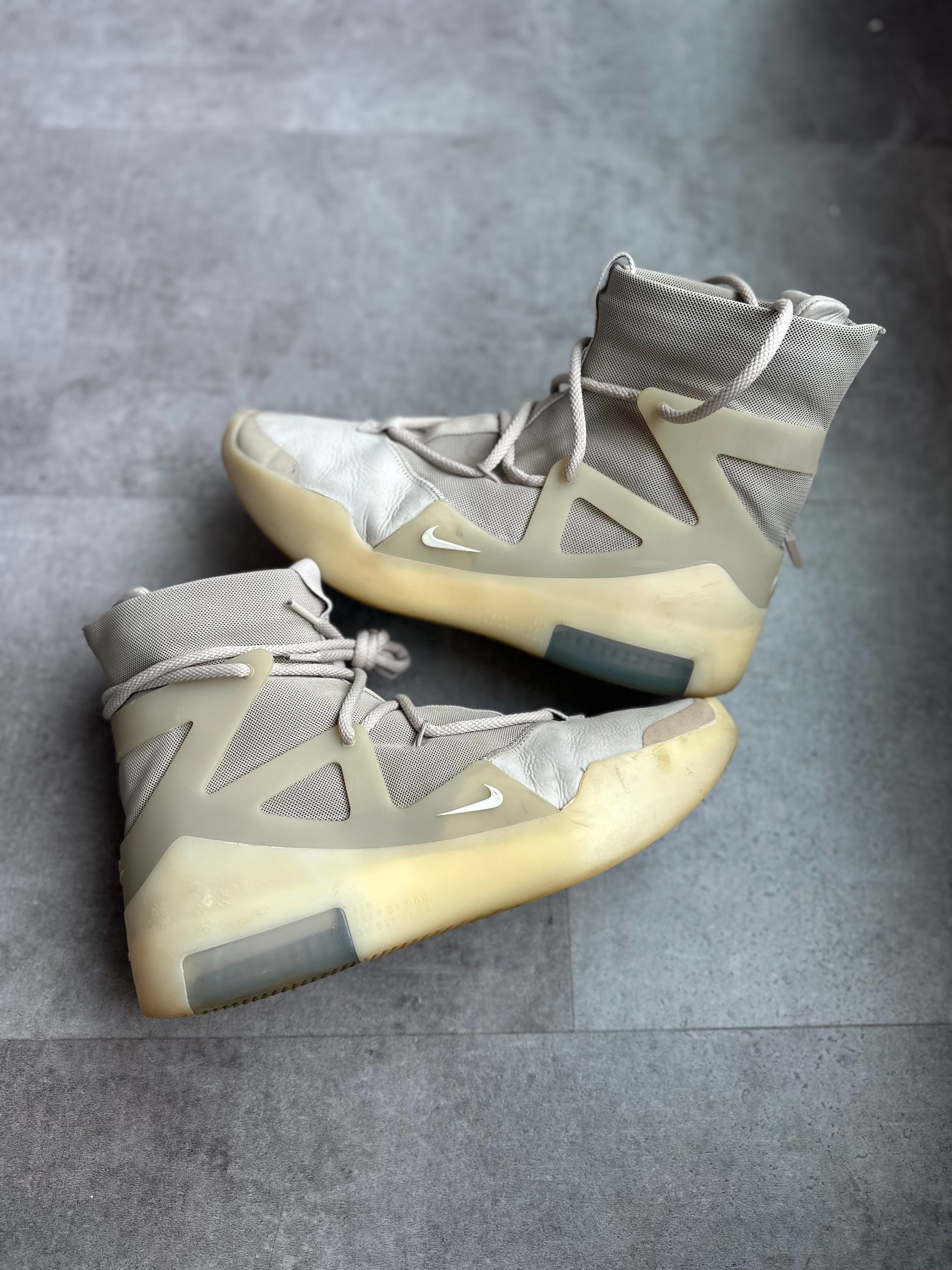 Nike Air Fear of God 1 Oatmeal - Pre-Owned Size 10 (No original box)