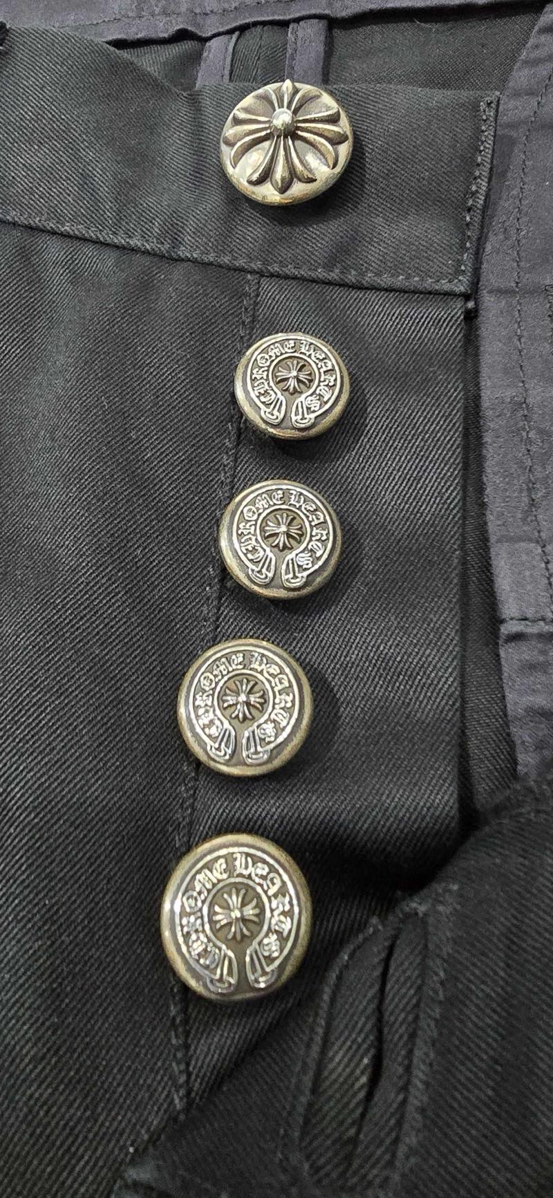 Chrome Hearts Black/Camo Cross Patch Chino Pants