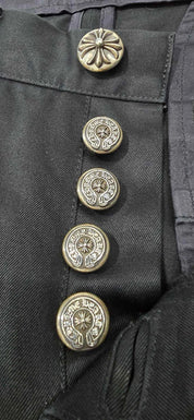 Chrome Hearts Black/Camo Cross Patch Chino Pants