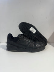Louis Vuitton LV Trainer Black Monochrome - Pre-Owned Size 11M (No Box)