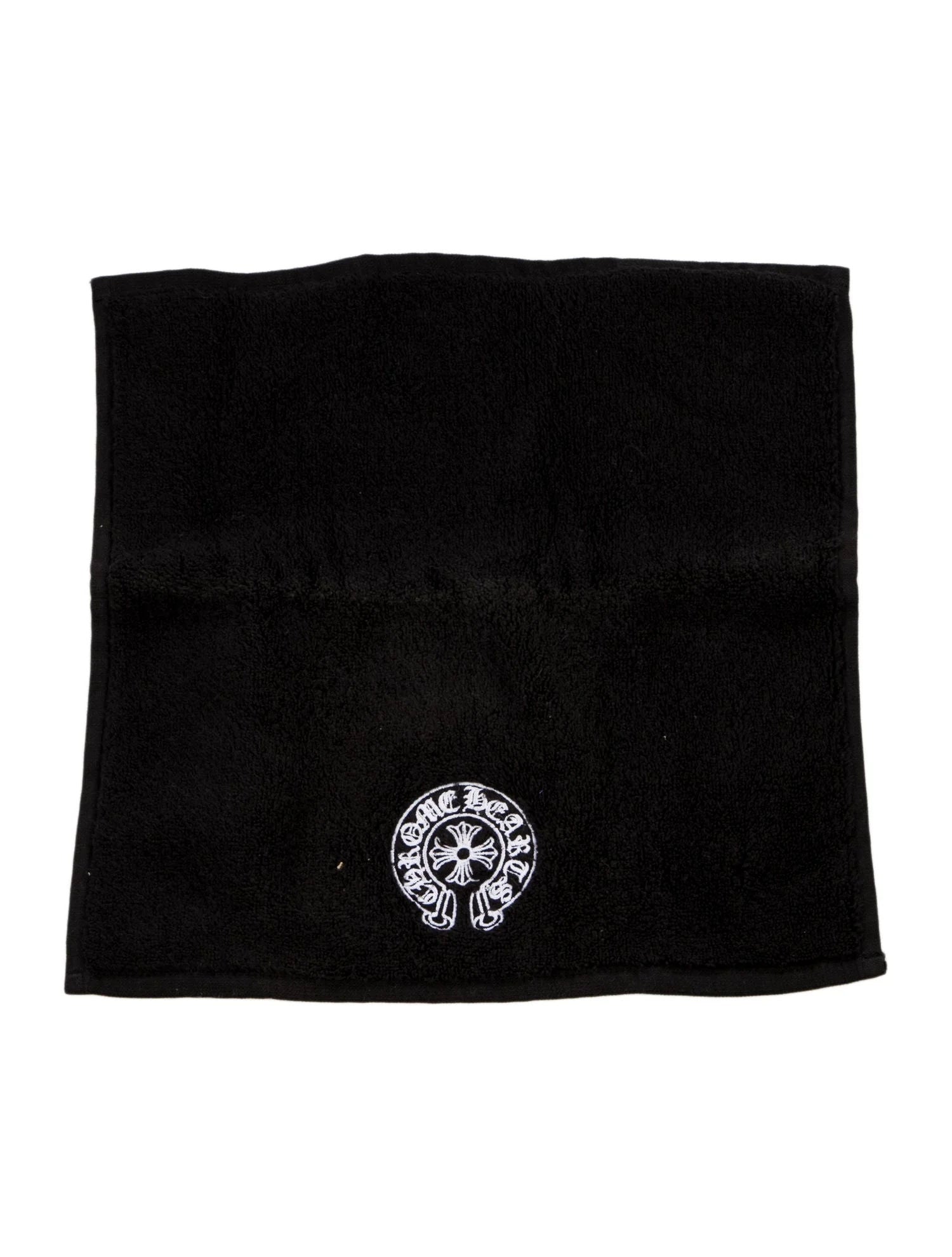 Chrome Hearts Turkish Cotton Hand Towel Black - Pre-Owned