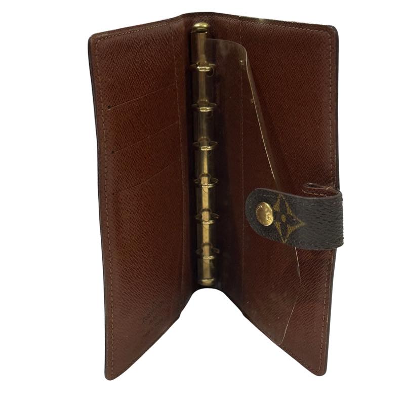 Louis Vuitton Small Ring Agenda Cover Brown - Pre-Owned