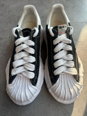 Maison Mihara Yasuhiro Blakey OG Sole Canvas Low Black - Pre-Owned Size 10 (No original box)