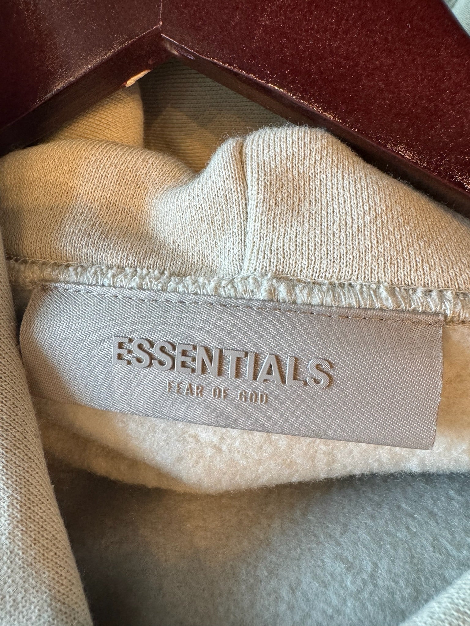 Fear of God Essentials "1977" Hoodie (SS22) Wheat (Preowned) - Pre-Owned
