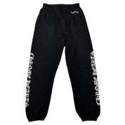 Chrome Hearts Scroll Logo Sweatpants - Preowned Size M