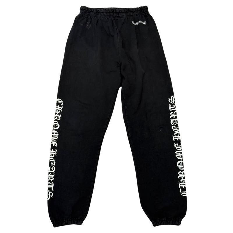 Chrome Hearts Scroll Logo Sweatpants - Preowned Size M