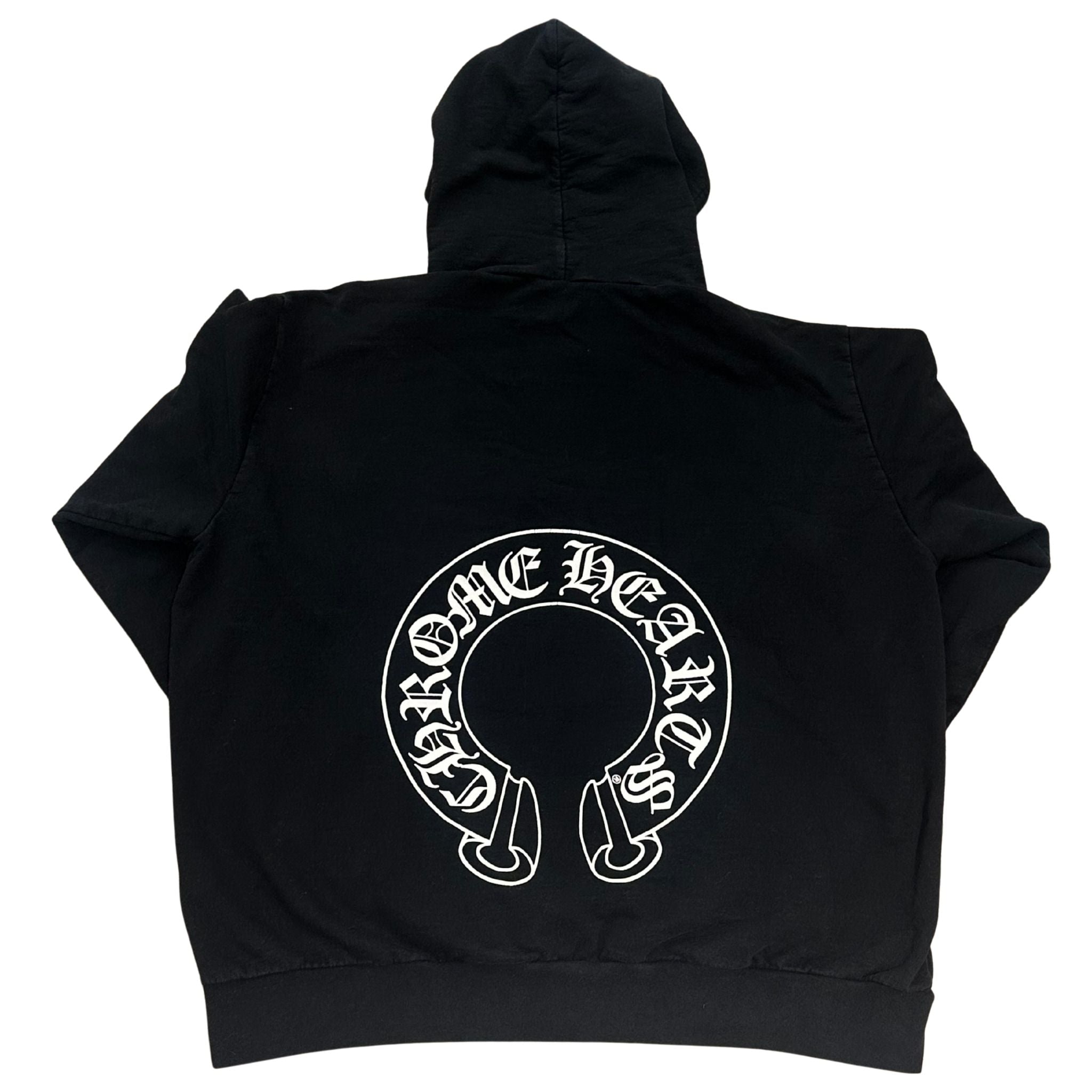 Chrome Hearts Matty Boy Chomper Horseshoe Hoodie Black - Pre-Owned Size XL