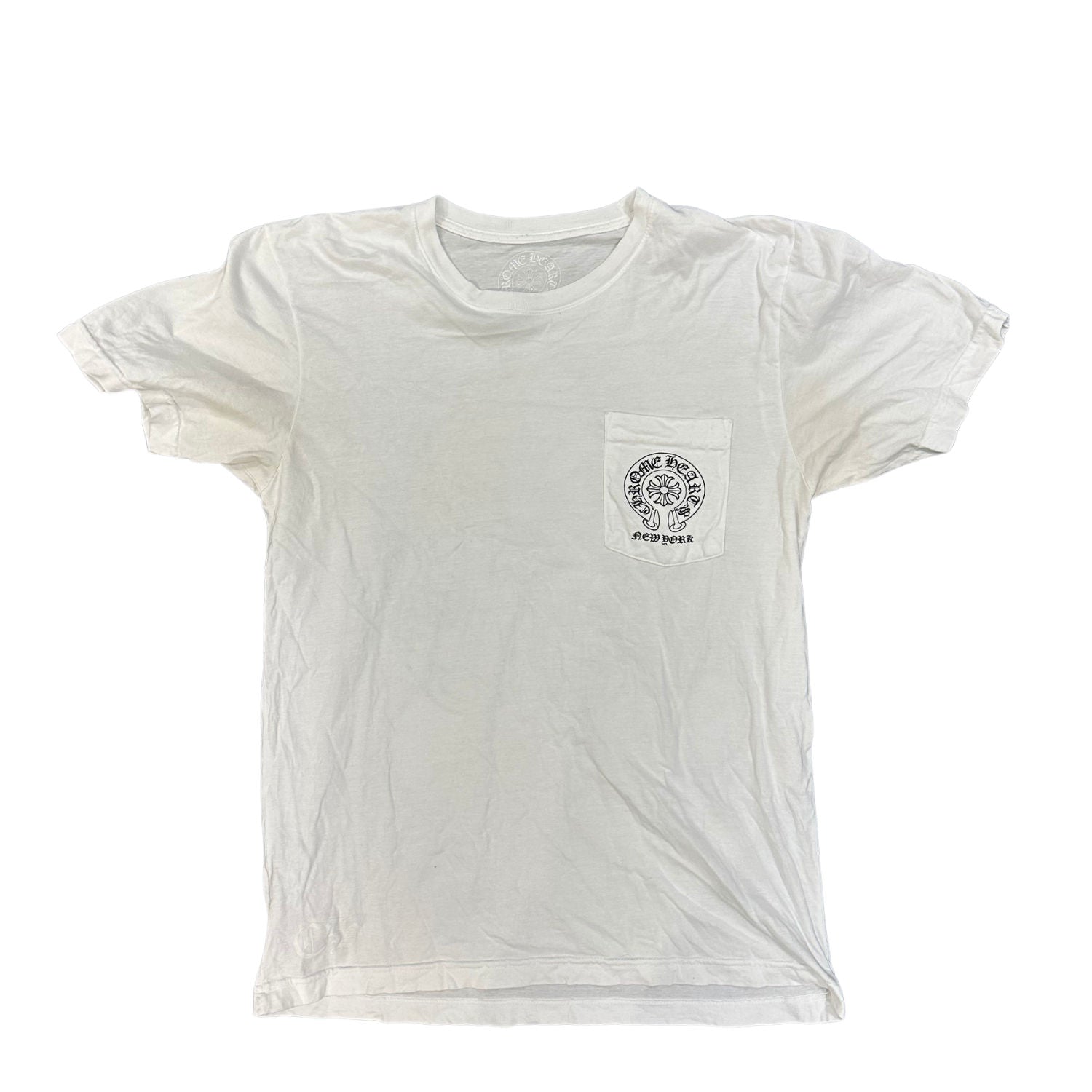 Chrome Hearts New York Exclusive Horseshoe T-Shirt White - Lightly Pre-Owned Size L