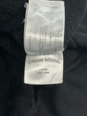Chrome Hearts  T-Bar Logo Shoulder Pullover Hoodie Black - Pre-Owned Size L