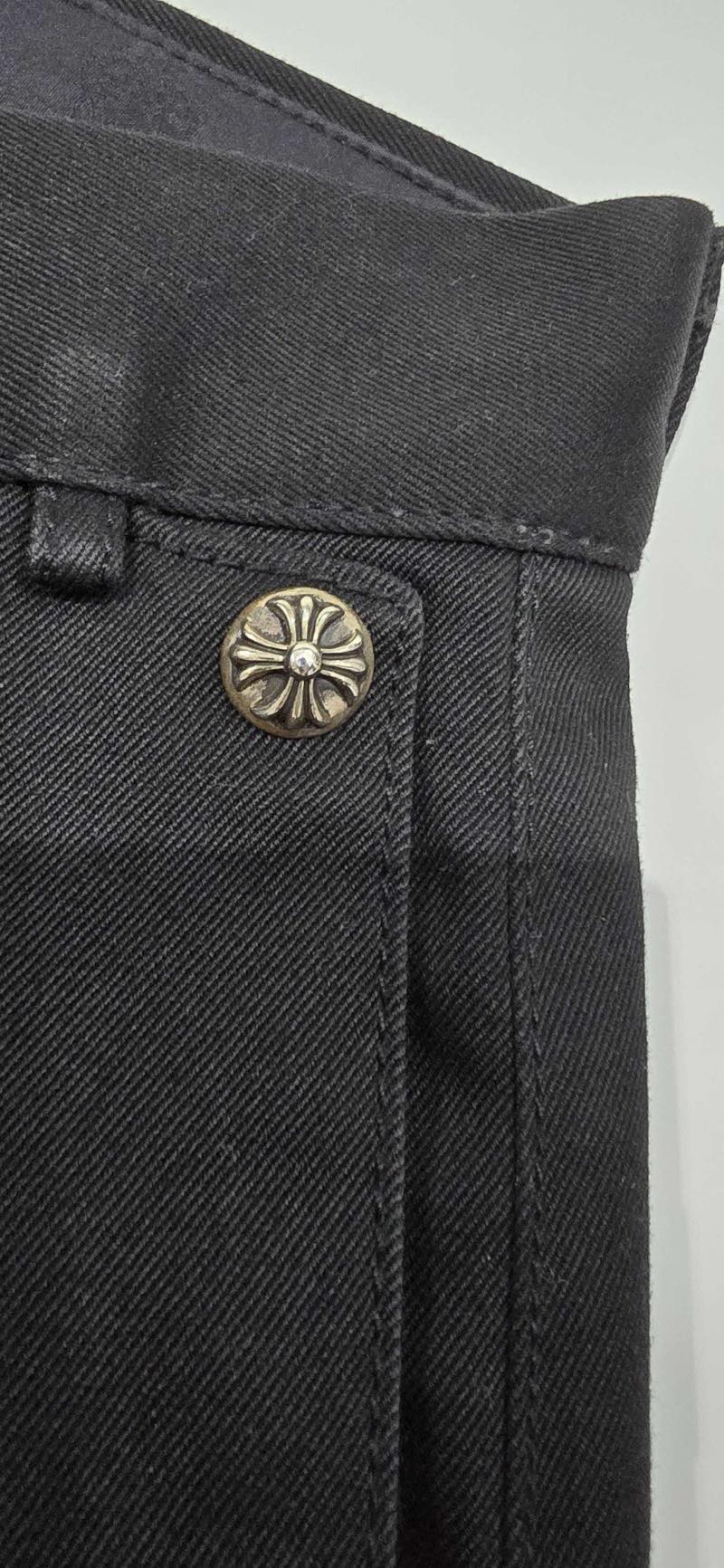 Chrome Hearts Black/Camo Cross Patch Chino Pants