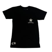 Vintage Chrome Hearts Star Logo T-Shirt Black