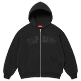 Supreme Arc Thermal Lined Zip Up Hooded Sweatshirt (FW26) Black
