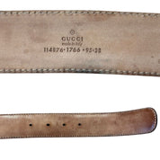 Gucci Guccissima Leather Belt (Preowned Size 95) - Pre-Owned