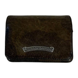 Chrome Hearts Scroll Logo Leather Card Case Camo - Lightly Used