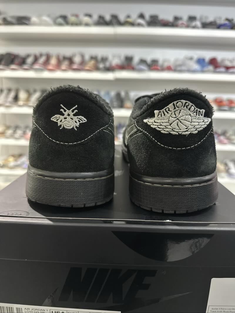 Jordan 1 Retro Low OG SP Travis Scott Black Phantom - Pre-Owned Size 12.5