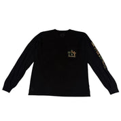 Chrome Hearts Camo Triple Cross Horseshoe L/S T-Shirt Black - Lightly Pre-Owned Size XL