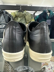 Rick Owens Temple Jumbolaced Sneakers Black/Milk - Pre-Owned Size 10.5 (No original box)