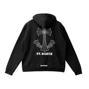 Chrome Hearts St. Barths Exclusive Anchor Hoodie Black/Blue