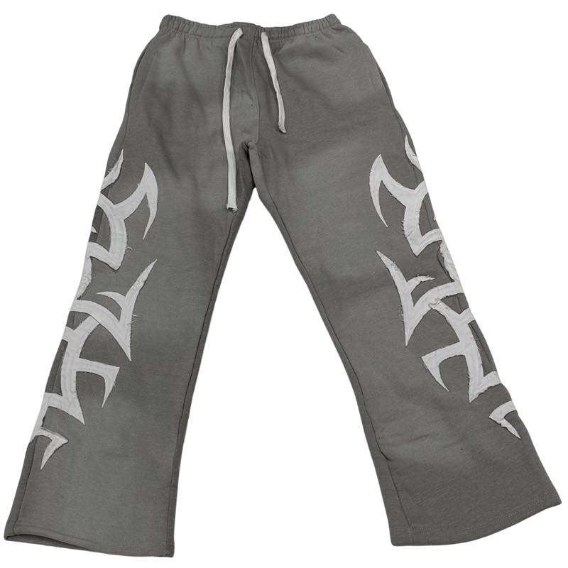 Awoken Dreams V2 Flared Sweatpants Grey