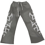 Awoken Dreams V2 Flared Sweatpants Grey