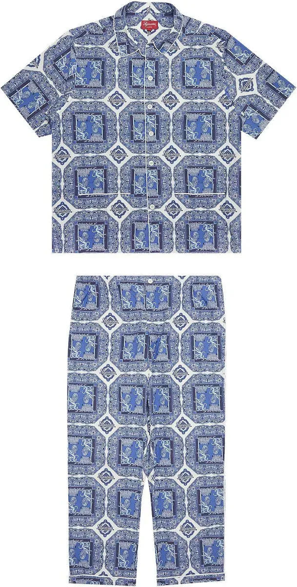 Supreme Regency Pajama Set Blue