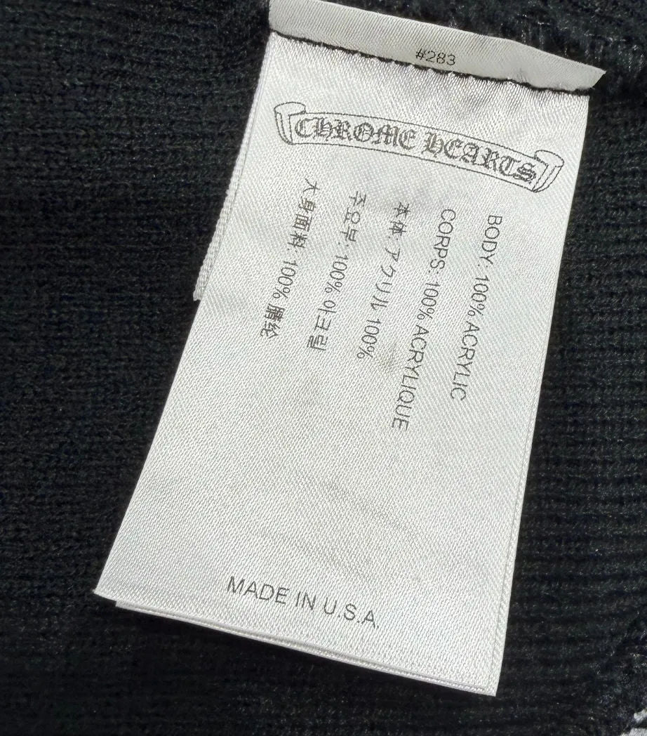 Chrome Hearts Logo Beanie Black - Lightly Used