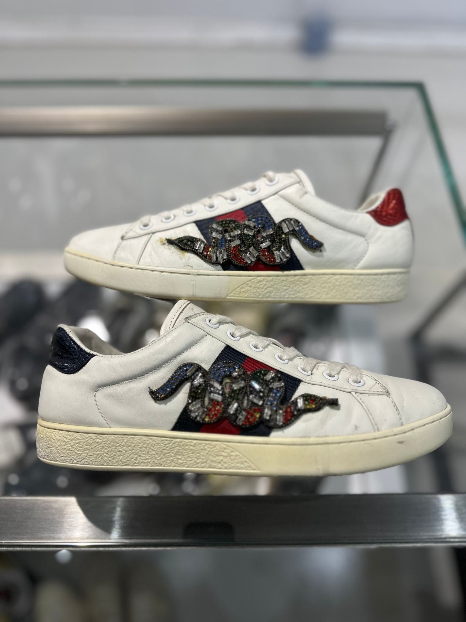 Gucci Ace Snake (Women's) - Pre-Owned Size 40 (No original box)