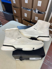 Prada Cloudbust Sneaker High Top White - Pre-Owned Size 8