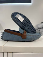 Louis Vuitton Monte Carlo Moccasin Denim - Pre-Owned Size 7.5 M