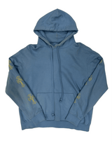 Chrome Hearts x Drake Girls Love Chrome Hoodie Light Blue - Lightly Pre-Owned Size M