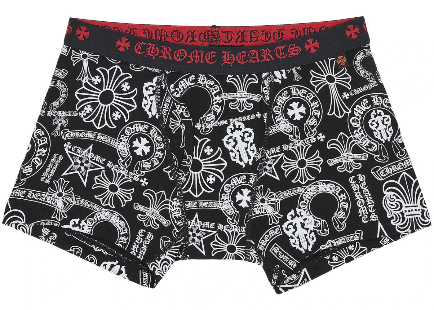 Chrome Hearts Boxer Brief Shorts Black Jacquard