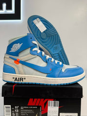 Jordan 1 Retro High Off-White University Blue - Worn Once Size 11.5