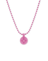 Chrome Hearts Silichrome Crossball Pendant Pink