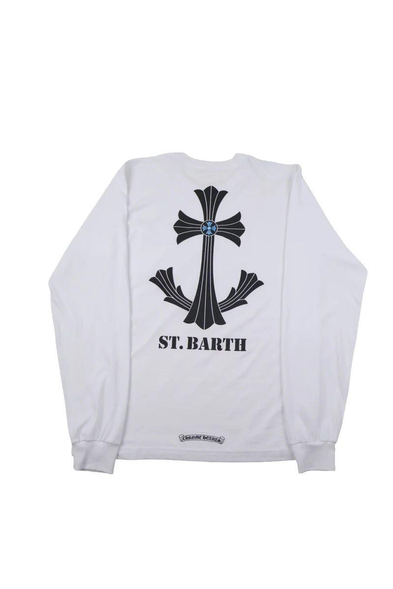 Chrome Hearts St Barths Exclusive Anchor L/S T-Shirt White