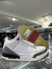 Jordan 3 Retro Free Throw Line White Cement - Pre-Owned Size 8.5 (No original box)