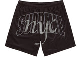 Supreme Rhinestone Mesh Short Black