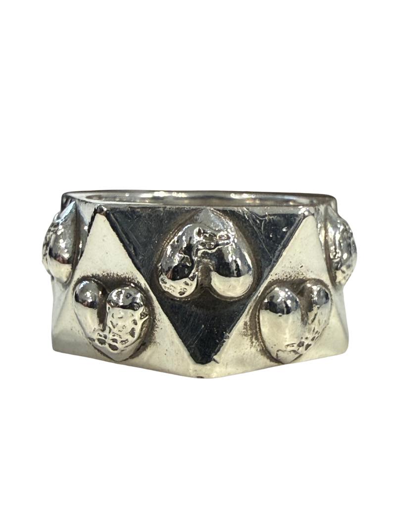 Chrome Hearts Pyramid Heart Ring - Lightly Used Size 6.5