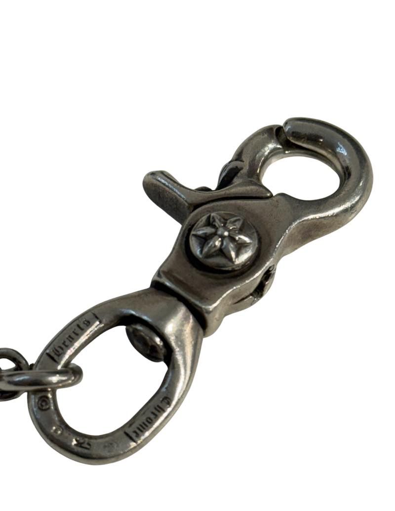 Chrome Hearts Star Ball Wallet Chain w/Keyring - Lightly Used (21 Inches)