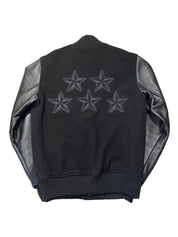 OVO October's Very Own Black/Gold Varsity Letterman Jacket (Preowned size S) - Pre-Owned