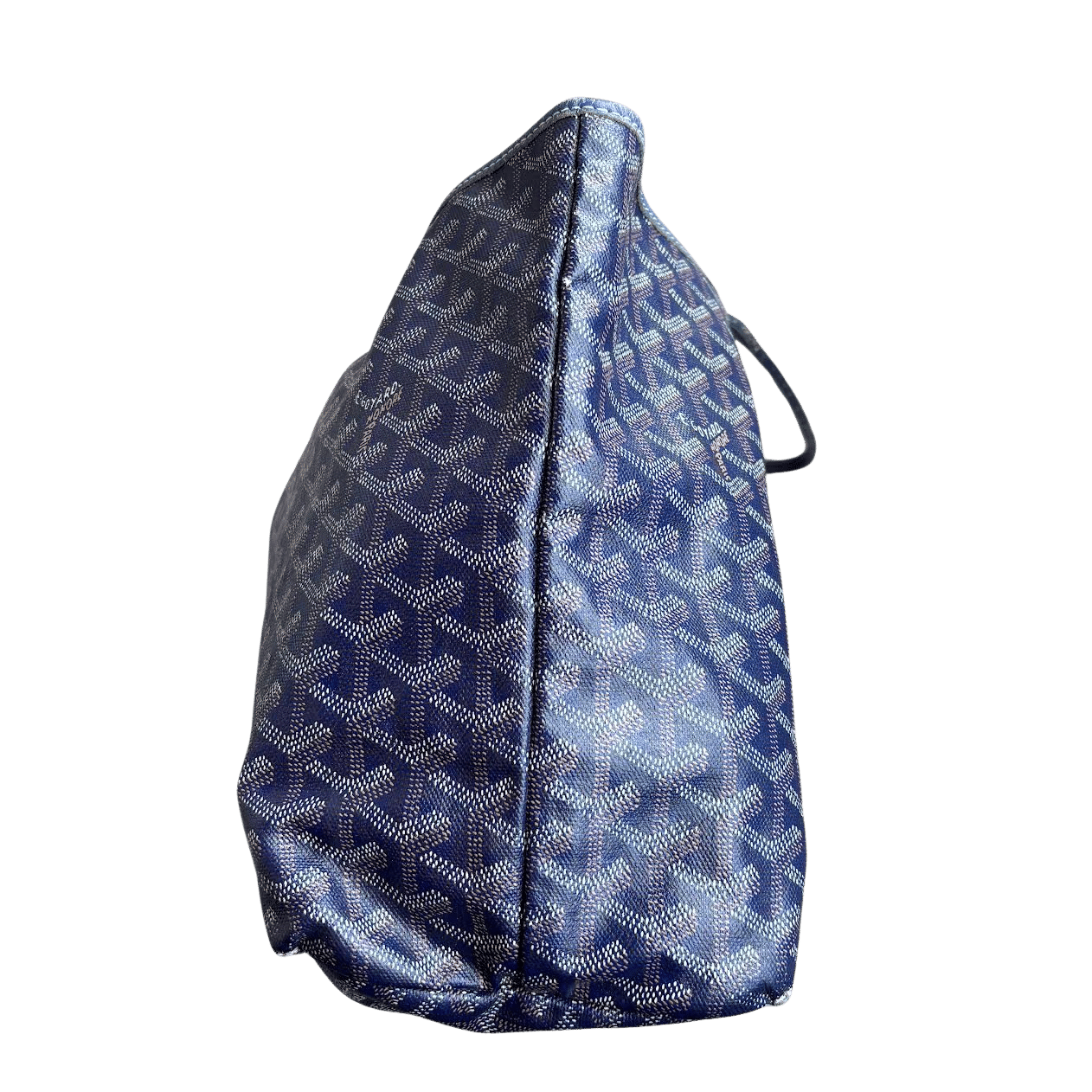 Goyard Saint Louis Tote MM Navy Blue (Preowned Vintage) - Pre-Owned